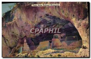 Postcard Old Wild West Cowboy Tonto National Monument ruins