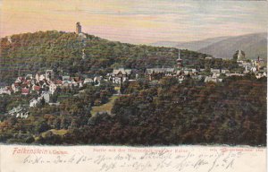 Germany Falkenstein Partie mit der Heilanstalt und der Ruine 1907