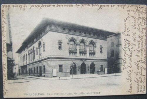 Horticultural Hall Philadelphia PA 1903 