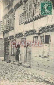 Postcard Old House Rennes Duguesclin