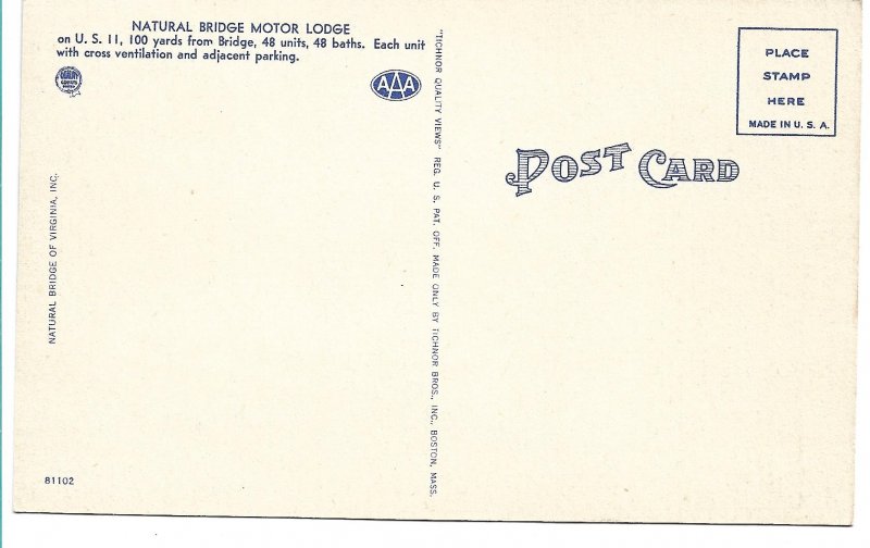 Natural Bridge, VA - Natural Bridge Motor Lodge