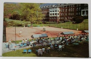 Hot Springs Va THE HOMESTEAD HOTEL 1st Round Tennis Intl' Tournament Postcard H1