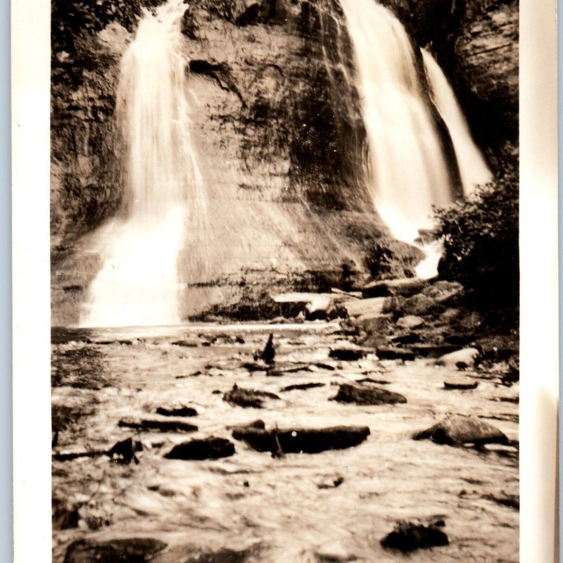 c1930s Miners Falls, Mich. RPPC River Rapids Scenic Diebert Real Photo MI A193