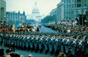President Ronald Reagan's Inaugural Parade Down Pennsylvania Avenue