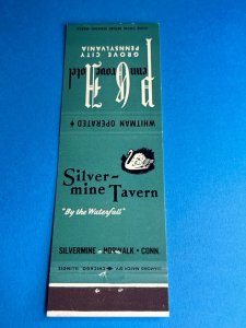 Matchbook Cover Penn Grove Hotel Pennsylvania Silvermine Tavern Norwalk CT MB151