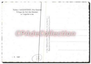 Modern Postcard Argentieres Vallee Haute Savoie village of Col des Montets an...