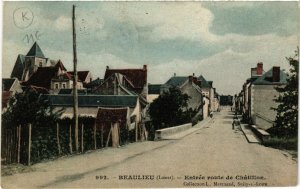 CPA BEAULIEU - Entrée route de CHATILLON (632291)