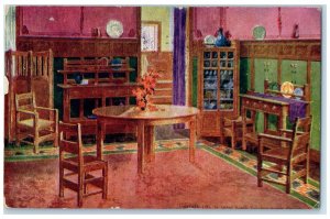 1911 Standard Furniture Company Dining Room Centerville Iowa IA Posted Postcard