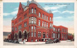 Post Office Fort Worth Texas 1946 postcard