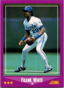 1988 Score Baseball Card Frank Thomas Kansas City Royals sk20612