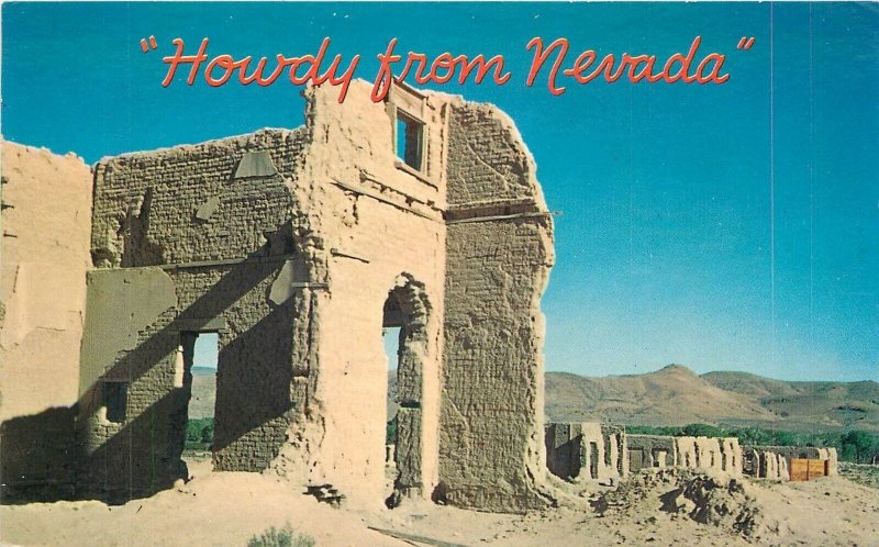 Postcard Nevada Ft. Churchill 1960s Military McCo Colorpicture 23-7984