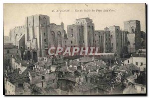 Old Postcard View from the Palace of the Popes (West Coast) Avignon