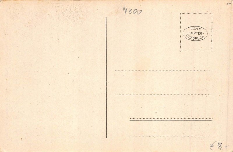 L203 Germany Esslingen am Neckar Blick zur Burg Citadel vintage postcard