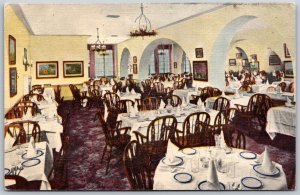 Vtg New York City NY Prince George Hotel New England Dining Room Postcard