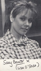 Sally Baxter as Lisa O Shea Vintage Albion Market Printed Signed Photo Cast Card