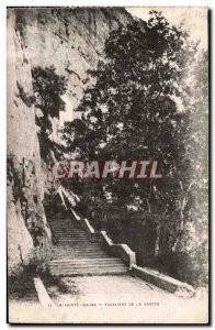 La Sainte Baume - Stairs of the Cave - Old Postcard