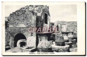 Postcard Ancient Pompeii Casa con forno e mulini