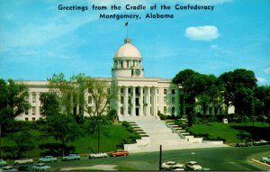 Alabama Montgomery State Capitol Greetings From The Cradle Of The Confederacy