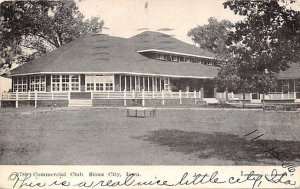 Sioux City Iowa~Commercial Club~Lawn Table~1906 B&W Postcard