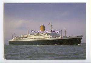 LN0764 - North German Lloyd Liner - Bremen , built 1939 ex Pasteur - postcard