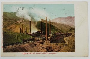 Keswick Smelter Shasta Co 1905 World's Fair Portland to Hooper Ranch Postcard U4