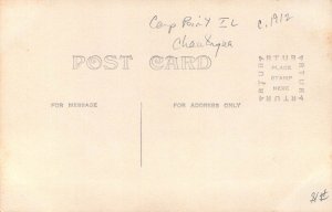 RPPC, c.'12, Chautaqua Grounds, Camp Point,IL, from Quincy IL, #18,Old Post Card