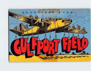 Postcard Greetings From Gulfport Field, Massachusetts