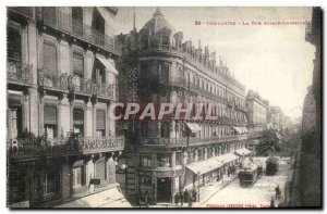 Toulouse - La Rue Alsace Lorraine - Old Postcard