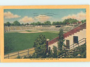 Pre-Chrome STADIUM SCENE Flint Michigan MI AG4519