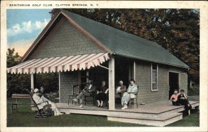 Clifton Springs Sanitarium Golf Club c1920 Postcard