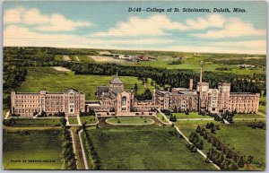 College Of Saint Scholastica Duluth Minnesota Catholic Women's College Postcard