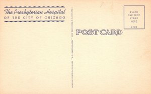 Vintage Postcard Presbyterian Hospital And Rawson Laboratory Chicago Illinois IL