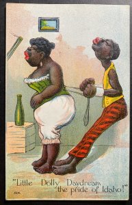 Mint USA Black Americana Color Postcard Little Dolly Daydream Pride Of Idaho