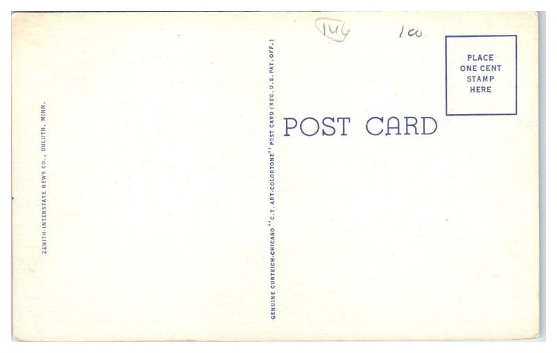 Mid-1900s State Teachers College, Superior, WI Postcard