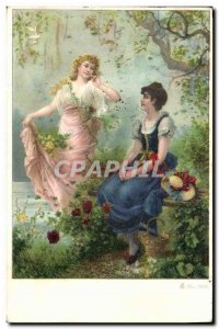 Old Postcard Fantasy Illustrator Women