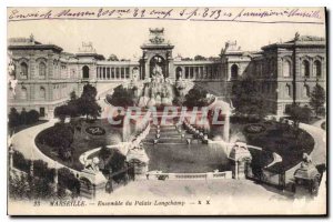 Old Postcard Marseille Longchamp Palace Complex