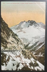 Mint Alaska USA Color Picture Postcard Sawtooth Mountains From Tunnel