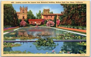 Looking Across the Lagoon from Botanical Building, Balboa Park, San Diego, CA