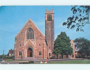 Unused Pre-1980 CHURCH SCENE Quincy Massachusetts MA L3857