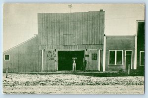 Iowa City Iowa Postcard Dr. G Lames Office Livery Barn Narrow Guage Saloon c1905