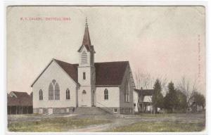 M E Church Sheffield Iowa 1909 postcard