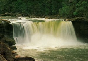 CUMBERLAND FALLS KENTUCKY CONTINENTAL SIZE POSTCARD