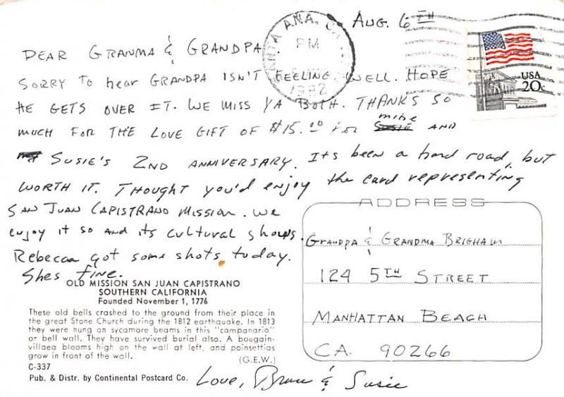 Old Mission San Juan Capistrano - California