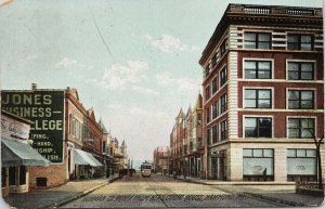 Hammond IN Hohman Street Rotograph Postcard G28