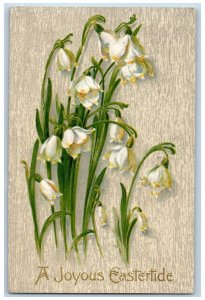 Waterloo Iowa IA Postcard Easter Flowers Winsch Back Embossed 1909 Antique