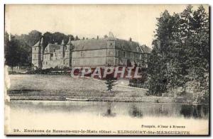 Old Postcard surroundings Ressons Sur Matz on Elincourt Ste Marguerote