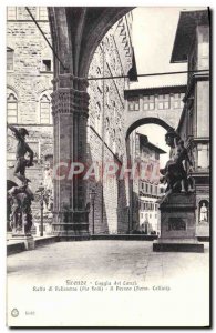 Old Postcard Firenze Loggia Dei Lonzi