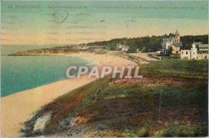 Postcard Old Pornichet Sainte Marguerite Vue Generale de la Plage