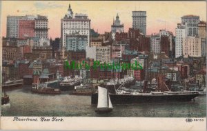 America Postcard - New York Riverfront  RS14856