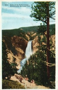 Vintage Postcard 1930's The Flume Cascade Franconia Notch NH Pub. Curt Teich